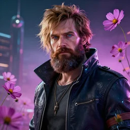 bearded isaac a arthur, science and futurism portrait in cyberpunk 2 0 7 7 3 8 4 0 x 2 1 6 0 cosmos