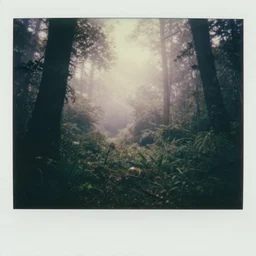 mechadelorean, fog, in deep fairy jungle forest jungle, overcast! cinematic focus, old damagaed polaroid photo, vintage, neutral colors, faded!! very soft lights, big overcast, very foggy, full shot by steve hanks, by serov valentin, by lisa yuskavage, by andrei tarkovsky