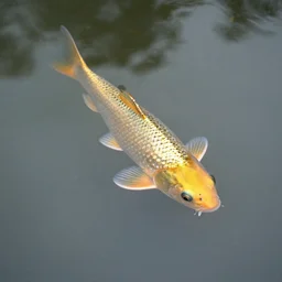 fish in the pond on rainy days