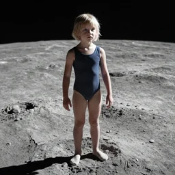 Limmy wearing a leotard, standing on the surface of the moon, trending on artstation, hyperrealism, volumetric lighting, cinematic