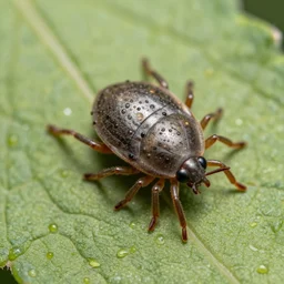tick parasite macro shot, highly detailed