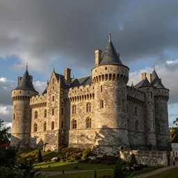 medieval castle, by alfred henry maurer