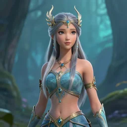 A portrait of the lovely wind princess, dungeons and dragons, blizzard entertainment, industrial light and magic, pixar