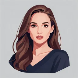 2 d character design, anime natalie portman, vector art, digital art, portrait, 4 k, 8 k, sharp focus, smooth, illustration, concept art, music artist