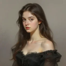 android girl by caspar david friedrich, elegant, highly detailed, digital painting, by kyutae lee, artstation, concept art, smooth, sharp focus, illustration,