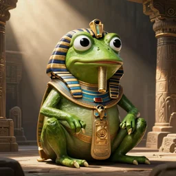 pepe the frog as an ancient egyptian deity