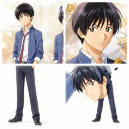 medium full shot, split screen, 3 / 4 portrait shonen manga poster cinematic cinestill miniature product shot of pointe posed, flight suit, motoko kusanagi as cybernetic in film still of space underwater scene