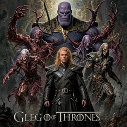 the platonic ideal of game of thrones of cletus kasady ultimate carnage thanos dementor doctor manhattan chtulu nazgul, detailed, intricate, hyperrealism, intense, scary, decay, dmt, art by brock hofer and artgerm and greg rutkowski and alphonse mucha