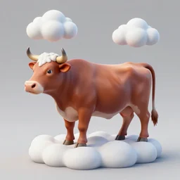 sacred cow, ceremonial clouds, dripping paint, fibonacci rhythm, artstation, art germ, wlop, karol bak, christopher balaskas, ross tran