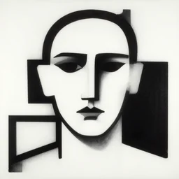 portrait bauhaus abstract monochromatic high contrast by moholy nagy, laszlo