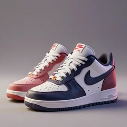 Stranger Things collaboration with Nike Sneaker’s, 3D Rendering, photorealistic, hyperdetalied,4k,