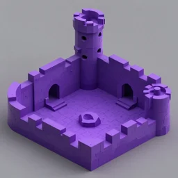 UNDERTALE Ruins environment model, unreal engine render, purple, stylized, PBR materials, acescg colorspace
