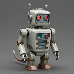 ( ( ( ( ( 1 9 5 0 s retro future robot android animal. muted colors. ) ) ) ) ) by jean - baptiste monge!!!!!!!!!!!!!!!!!!!!!!!!!!!!!!