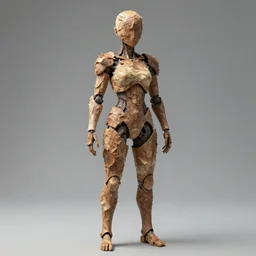 a woman armour made out of darwin's bark spider silk by kentaro miura, full portrait