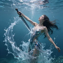 a human made of flowing water, a twisting fable of love, hope, redemption but ultimately futility. a blade slices through, gushing curlicues and spattering of liquid reality. a perfection in imperfection, a good time girl, and welcome to hunkorama.
