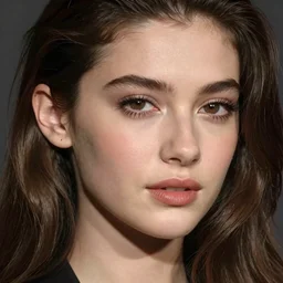 portrait of a beautiful 20-year-old woman by Mario Testino, ca. 2001, close up, detailed, award winning, Sony a7R