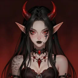 portrait of ⚙ 🧛♀ by wlop, trending on artstation