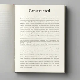 constructed script with a modern aesthetic, inspired by english script