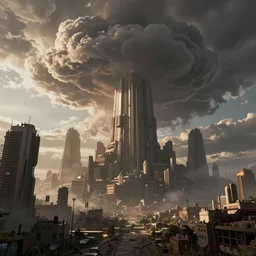 star wars concept art by greg rutkowski, imposing, brutalist cityscape, cinematic lighting, evening light, cumulonimbus clouds, sharp foccus, cinematic ilumination, nostalgic atmosphere.