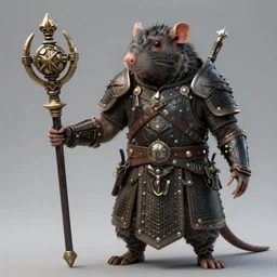 detailed ultrarealistic photo of postapocalyptic medieval rat warrior james gurney alan lee vallejo