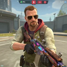 walter white in valorant, fps, screenshot