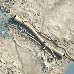 flat giger hightmap texture, babies, alien, tubes