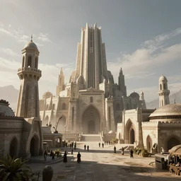 the city of theeb from Star Wars