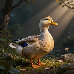 psychodelic duck