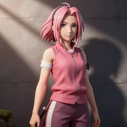 sakura haruno 3d photorealistic