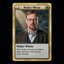 walter white as a magic card