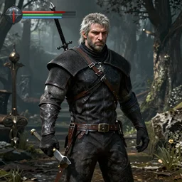 Christopher Lee in The Witcher 3, gameplay, 8k, HD