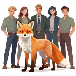 a crystal fox by anato finnstark, by alena aenami, by john harris, by ross tran, by wlop, by andreas rocha