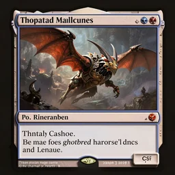 thopter from magic the gathering, full art, trending on art station, 4 k, high quality, dramatic lighting