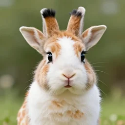 cute bunny giraffe mix wearing eyeliner