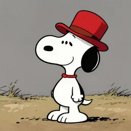 snoopy as the red baron, artwork by james ensor