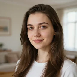 headshot photo of ukrainian girl in odessa apartment