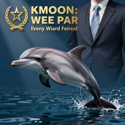 a dolphin in business suit.