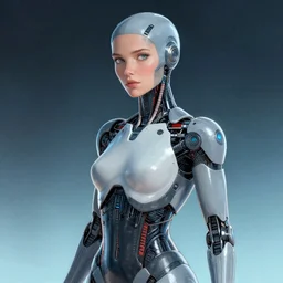 female android by (Dan Mumford) and Sandra Chevrier