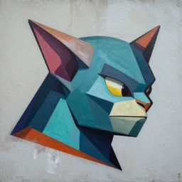 Super Gremlin profile picture by Sachin Teng, asymmetrical, Organic Painting , Matte Painting,  geometric shapes, hard edges, graffiti, street art:2 by Sachin Teng:4