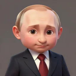 cute little anthropomorphic vladimir putin cute and adorable, pretty, beautiful, dnd character art portrait, matte fantasy painting, deviantart artstation, by jason felix by steve argyle by tyler jacobson by peter mohrbacher, cinema
