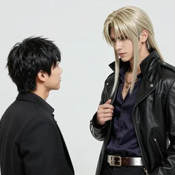 Dio Brando talks with Alucard