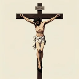 crucifixion horror, the emptying of god, minimalist vector art, design, deep focus, d & d, fantasy, intricate, elegant digital painting, artstation, concept art, matte, sharp focus, illustration, ghibli, miyamoto abduzeedo
