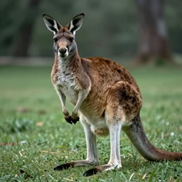 still image of a kangaroo starring as Neo in 'The Matrix'(1999)