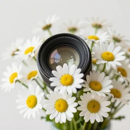 bouquet of daisies ultra detailed, 8 5 mm lens, photo