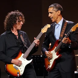barack obama and yngwie guitar duel