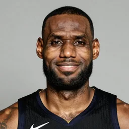 Portrait of Lebron James by Shepard Fairey