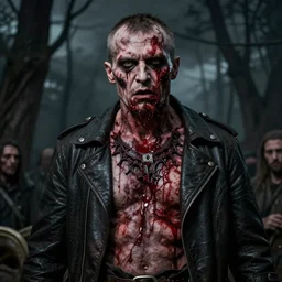 igor ivanovich strelkov became bloody ugly supreme ruler of novorossia, photo - realistic, color image, 2 k, highly detailed, bodyhorror, occult art