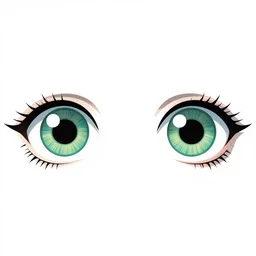 psychedelic eyes wide angle shot, white background, vector art, illustration by frank frazetta and salvador dali