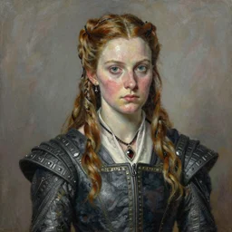 high quality high detail painting by lucian freud, hd, brienne of tarth