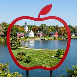 if apple designed country, rhode island johnson pond